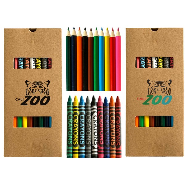 SH11161 19 Piece Crayon And Pencil Set With Cus...